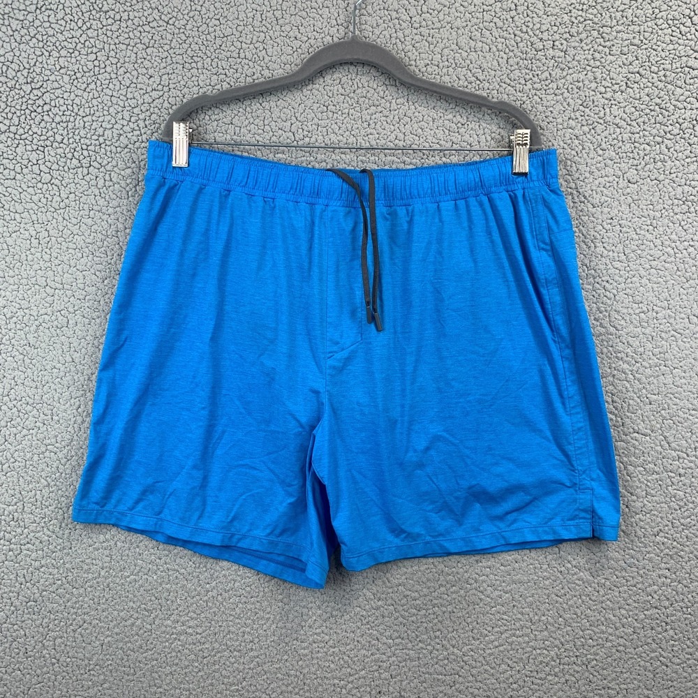 Blue Rhone Lined Athletic Gym Running Shorts Men's Size XL